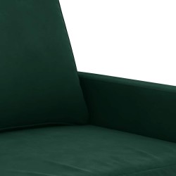 Canapé à 3 places Vert foncé 180 cm Velours 628013628013