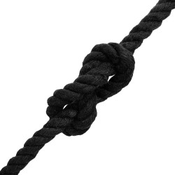 Corde Noir 1 x 1 x 5000 cm Coton 628014628014