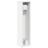 Meuble de salle de bain avec porte-rouleau blanc 20,5x20x90 cm 628017628017