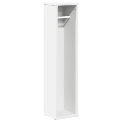 Meuble de salle de bain avec porte-rouleau blanc 20,5x20x90 cm 628017628017