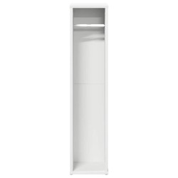 Meuble de salle de bain avec porte-rouleau blanc 20,5x20x90 cm 628017628017