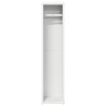Meuble de salle de bain avec porte-rouleau blanc 20,5x20x90 cm 628017628017
