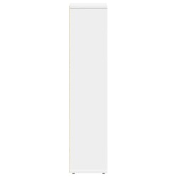 Meuble de salle de bain avec porte-rouleau blanc 20,5x20x90 cm 628017628017