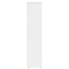 Meuble de salle de bain avec porte-rouleau blanc 20,5x20x90 cm 628017628017