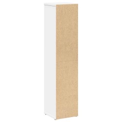 Meuble de salle de bain avec porte-rouleau blanc 20,5x20x90 cm 628017628017