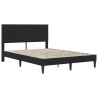 Cadre de lit avec matelas Noir 160 x 200 cm Velours 628018628018