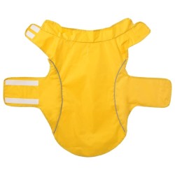 Imperméable pour chien avec bandes réfléchissantes en polyester jaune taille XL 628026628026