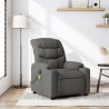 Fauteuil de massage inclinable gris foncé tissu 628031628031