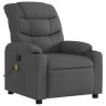 Fauteuil de massage inclinable gris foncé tissu 628031628031