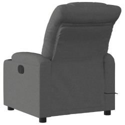 Fauteuil de massage inclinable gris foncé tissu 628031628031