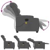 Fauteuil de massage inclinable gris foncé tissu 628031628031