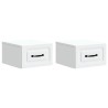 Cabinet de chevet mural 2 pcs Blanc 34,5 x 33 x 20 cm 628032628032
