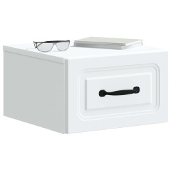 Cabinet de chevet mural 2 pcs Blanc 34,5 x 33 x 20 cm 628032628032