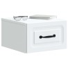 Cabinet de chevet mural 2 pcs Blanc 34,5 x 33 x 20 cm 628032628032