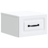 Cabinet de chevet mural 2 pcs Blanc 34,5 x 33 x 20 cm 628032628032
