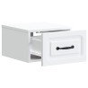 Cabinet de chevet mural 2 pcs Blanc 34,5 x 33 x 20 cm 628032628032