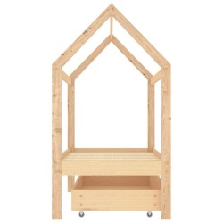 Cadre de lit d'enfant avec tiroir Bois de pin massif 70x140 cm 628039628039