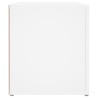 Meuble TV Blanc 100x31,5x35 cm Bois d'ingénierie 628044628044