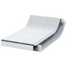 Matelas 2 pcs Blanc et Gris 60 x 200 cm Printemps Bonell 628060628060
