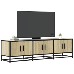 Meuble TV chêne sonoma 150x35x41 cm bois d'ingénierie et métal 628071628071