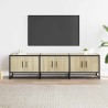 Meuble TV chêne sonoma 150x35x41 cm bois d'ingénierie et métal 628071628071