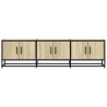 Meuble TV chêne sonoma 150x35x41 cm bois d'ingénierie et métal 628071628071
