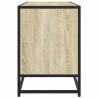 Meuble TV chêne sonoma 150x35x41 cm bois d'ingénierie et métal 628071628071