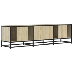Meuble TV chêne sonoma 150x35x41 cm bois d'ingénierie et métal 628071628071
