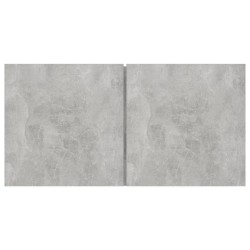 Ensemble de meubles TV 4 pcs Gris béton Bois d'ingénierie 628081628081