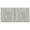 Ensemble de meubles TV 4 pcs Gris béton Bois d'ingénierie 628081628081