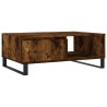 Table basse chêne fumé 90x60x35 cm bois d'ingénierie 628086628086