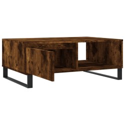 Table basse chêne fumé 90x60x35 cm bois d'ingénierie 628086628086
