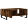 Table basse chêne fumé 90x60x35 cm bois d'ingénierie 628086628086