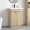 Ensemble de mobilier de salle de bain Chêne Sonoma 628091628091