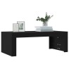 Table basse noir 102x50x36 cm bois d'ingénierie 628095628095
