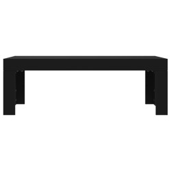 Table basse noir 102x50x36 cm bois d'ingénierie 628095628095