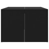 Table basse noir 102x50x36 cm bois d'ingénierie 628095628095