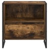 Table de chevet avec tiroir 2 pcs Chêne Fumé 50 x 39,5 x 50 cm 628096628096