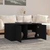 Table basse Noir 80x50x36 cm Bois d'ingénierie 628119628119