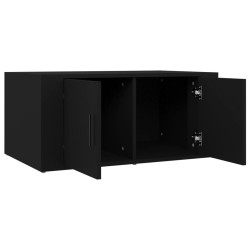 Table basse Noir 80x50x36 cm Bois d'ingénierie 628119628119