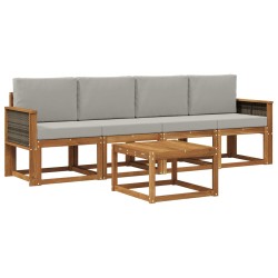 Ensemble de canapés d'extérieur avec coussin 4 pcs 628123628123