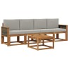 Ensemble de canapés d'extérieur avec coussin 4 pcs 628123628123