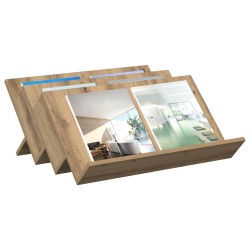 Étagère à magazines Chêne artisanal 65 x 53 x 28,5 cm 628148628148
