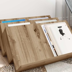 Étagère à magazines Chêne artisanal 65 x 53 x 28,5 cm 628148628148