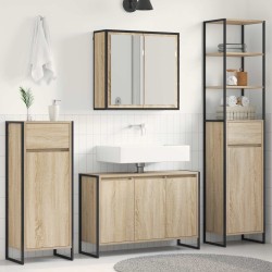 Ensemble de mobilier de salle de bain avec tiroir Chêne Sonoma 628150628150