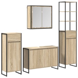 Ensemble de mobilier de salle de bain avec tiroir Chêne Sonoma 628150628150