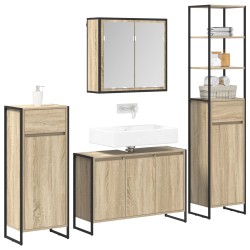 Ensemble de mobilier de salle de bain avec tiroir Chêne Sonoma 628150628150