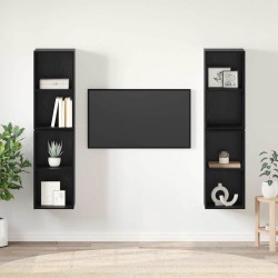 Ensemble meuble TV 4 pcs Chêne noir 37 x 37 x 72 cm 628154628154