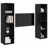 Ensemble meuble TV 4 pcs Chêne noir 37 x 37 x 72 cm 628154628154