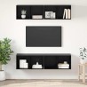Ensemble meuble TV 4 pcs Chêne noir 37 x 37 x 72 cm 628158628158